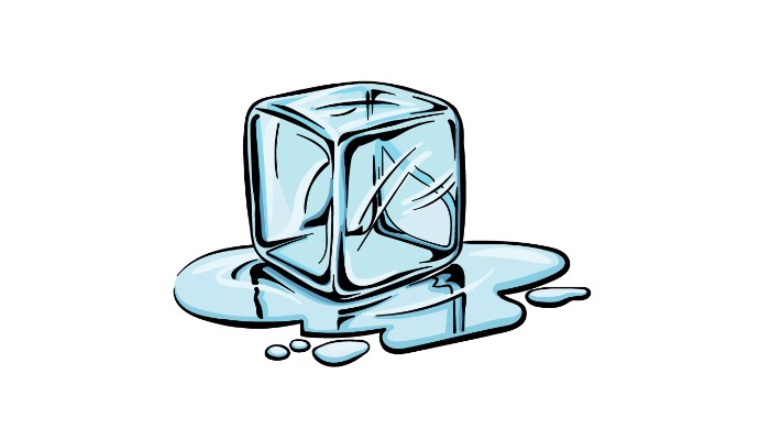 How to draw an ice cube